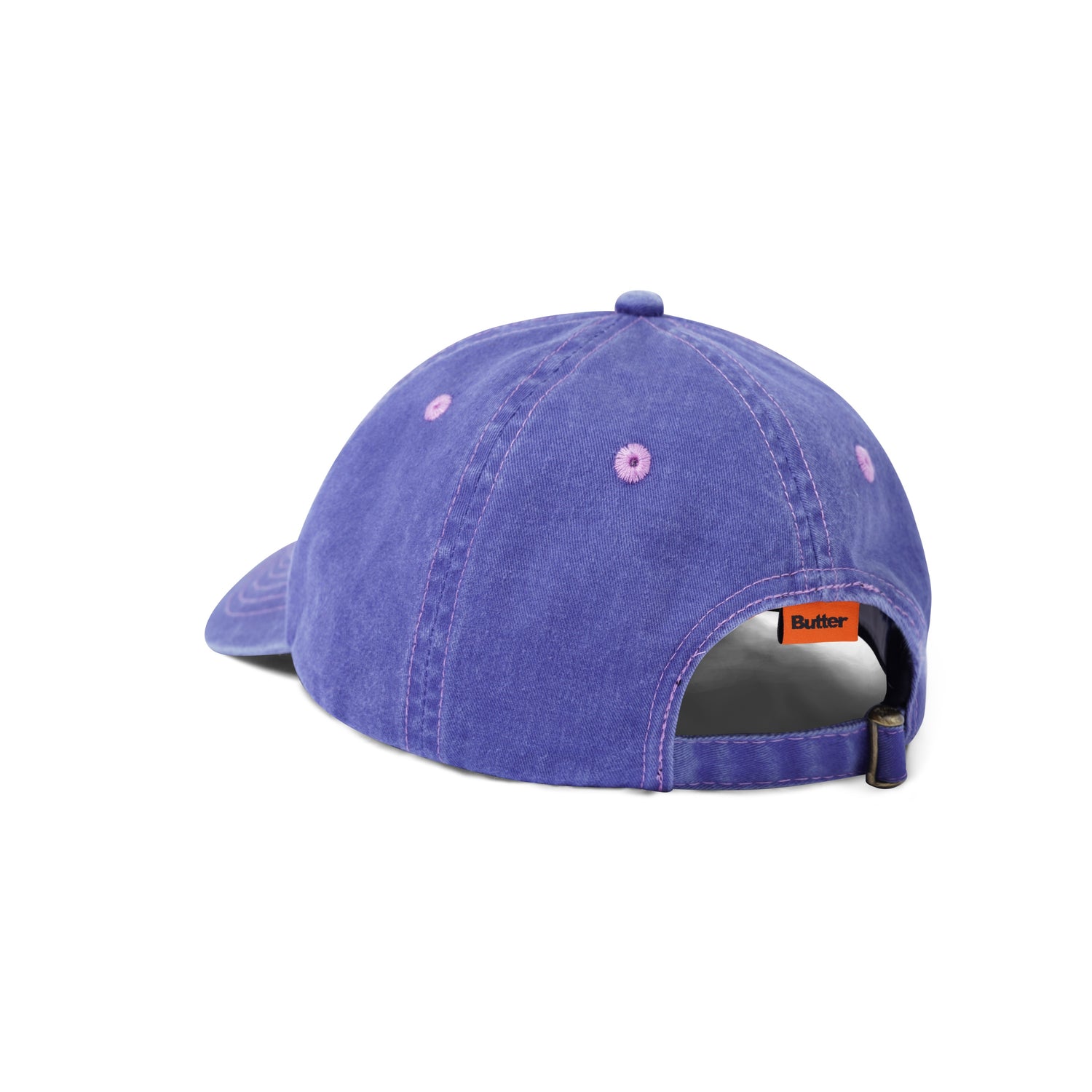 Rounded Logo 6 Panel Cap, Grape