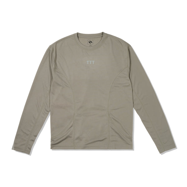 The Trilogy Tapes TTT L/S Running Top, Grey
