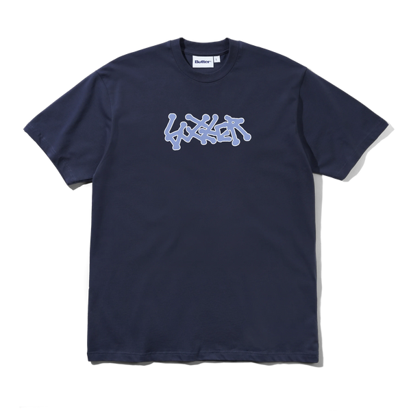 Butter Goods Rush Tee, Navy