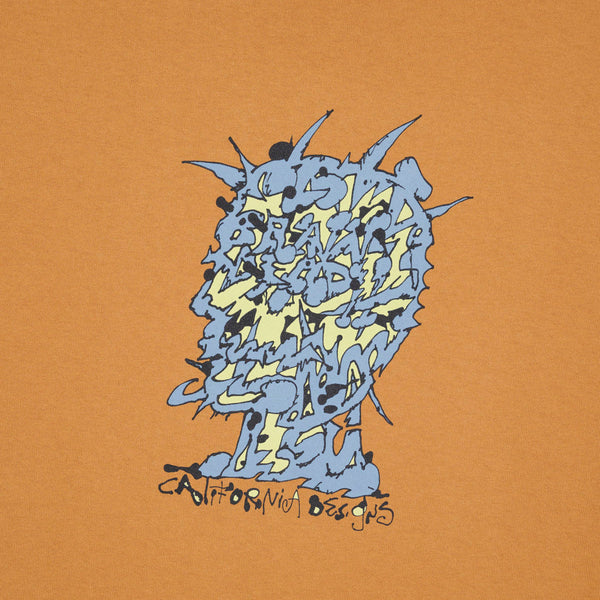 Brain Dead Scrambled Head Tee, Cumin