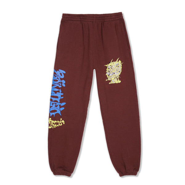 Brain Dead Scrambled Sweatpant, Maroon