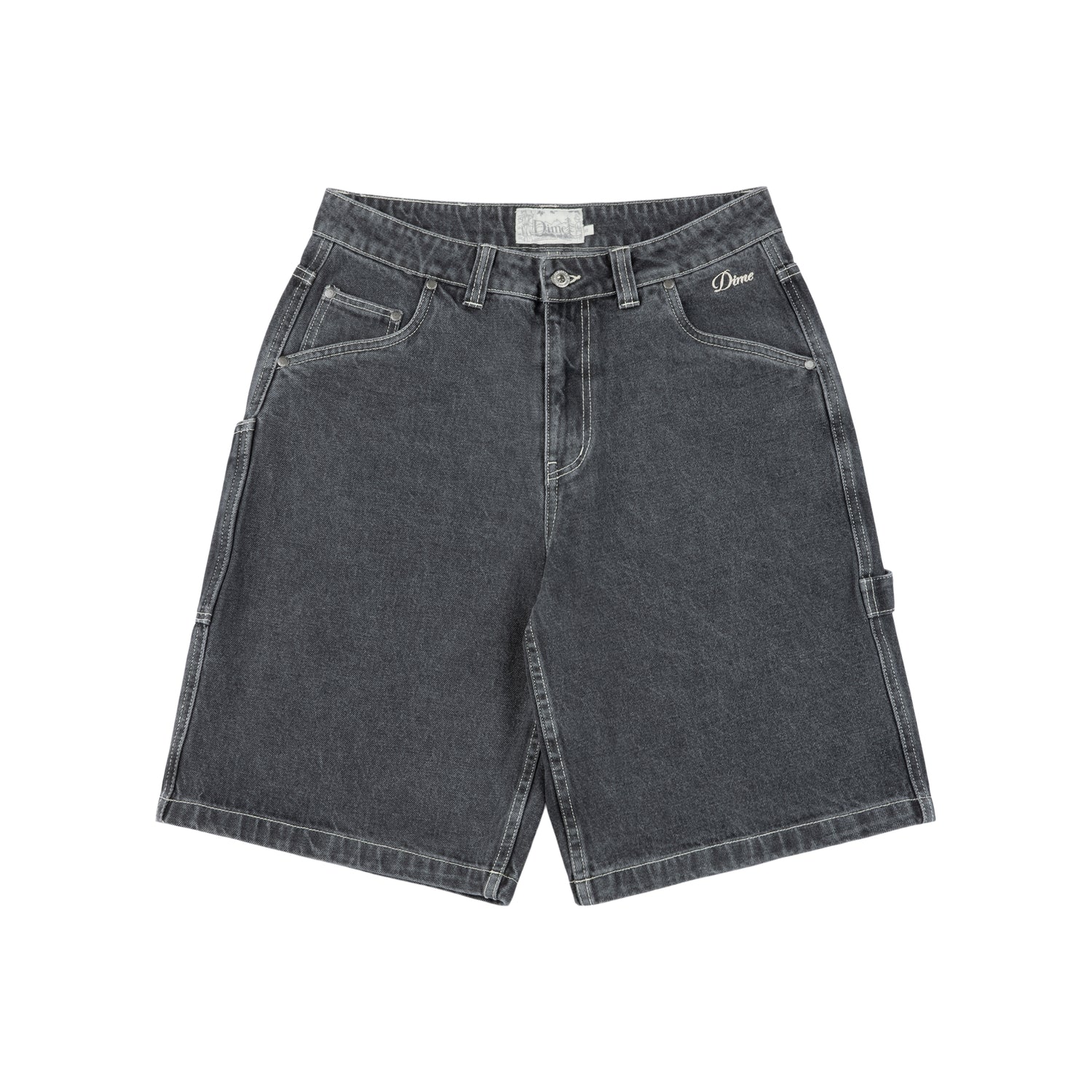 Classic Denim Short, Faded Black