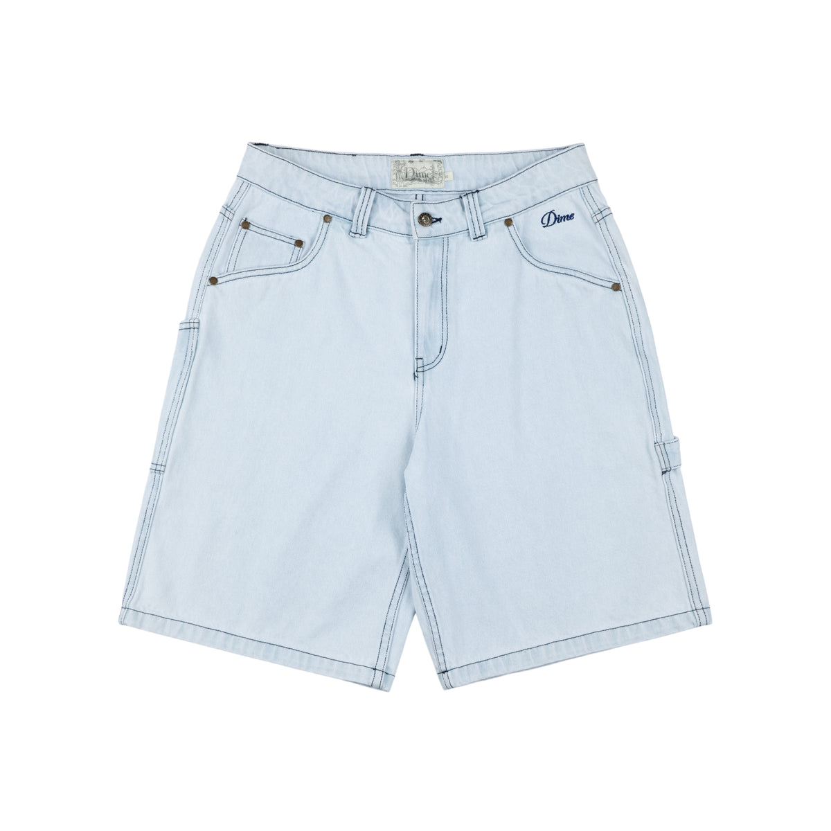 Classic Denim Shorts, Faded Blue