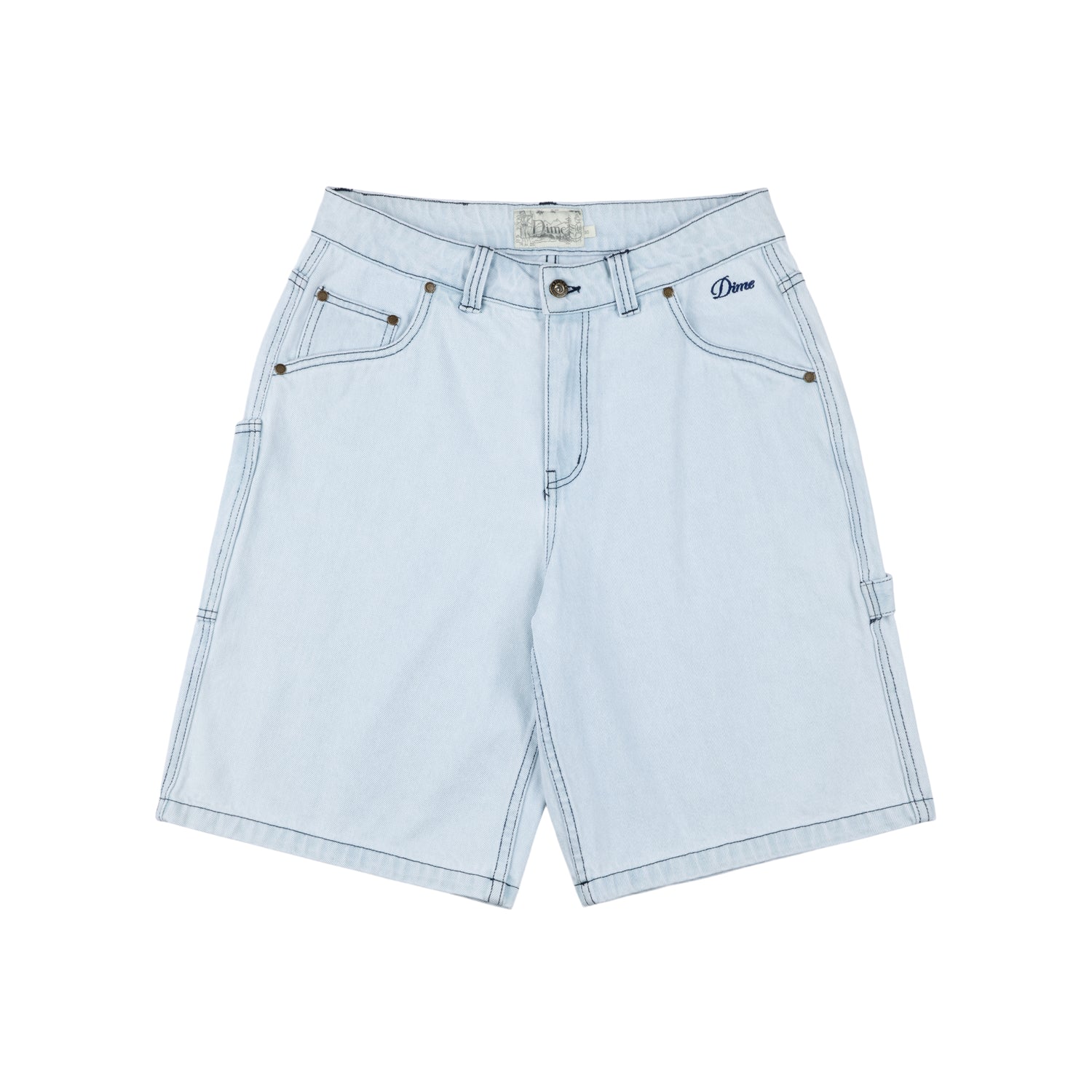 Classic Denim Shorts, Faded Blue