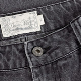 Classic Denim Shorts, Faded Black