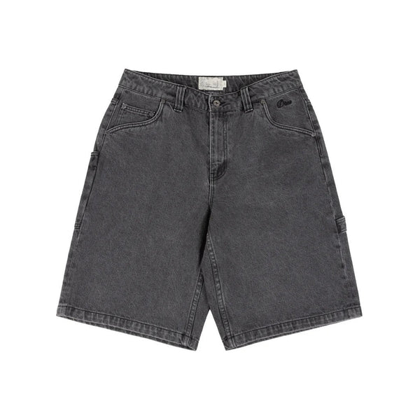 Dime Classic Denim Shorts, Faded Black