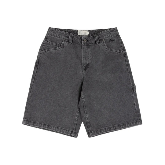 Classic Denim Shorts, Faded Black