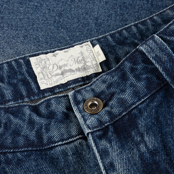 Dime Classic Denim Shorts, Faded Indigo