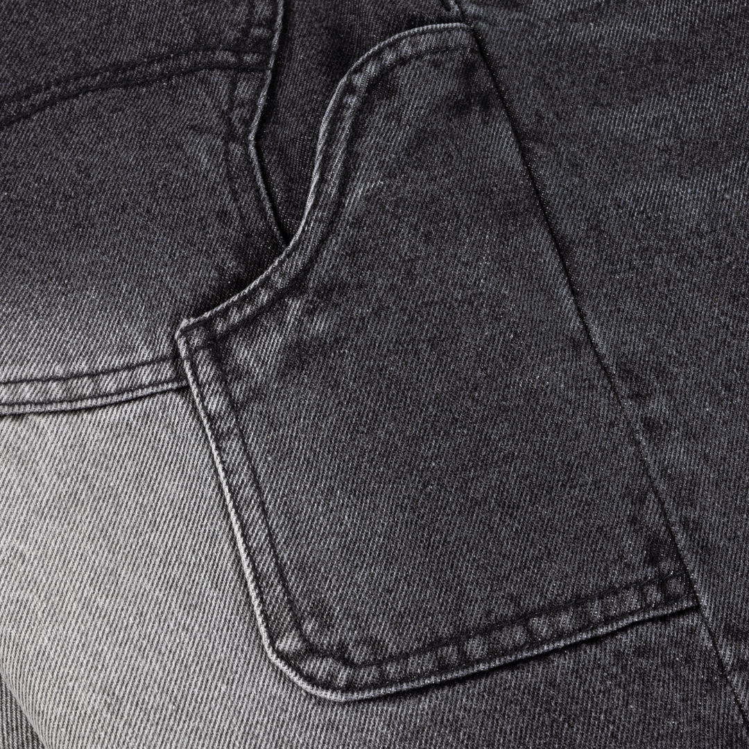 Classic Denim Shorts, Sandblasted Black