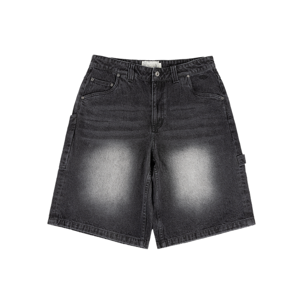 Dime Classic Denim Shorts, Sandblasted Black