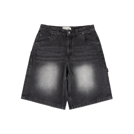Classic Denim Shorts, Sandblasted Black
