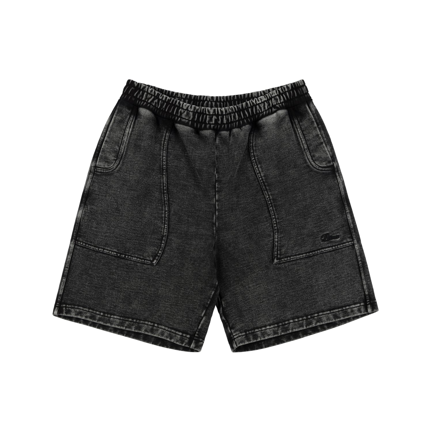 Cyclone French Terry Shorts, Black Snow Washed