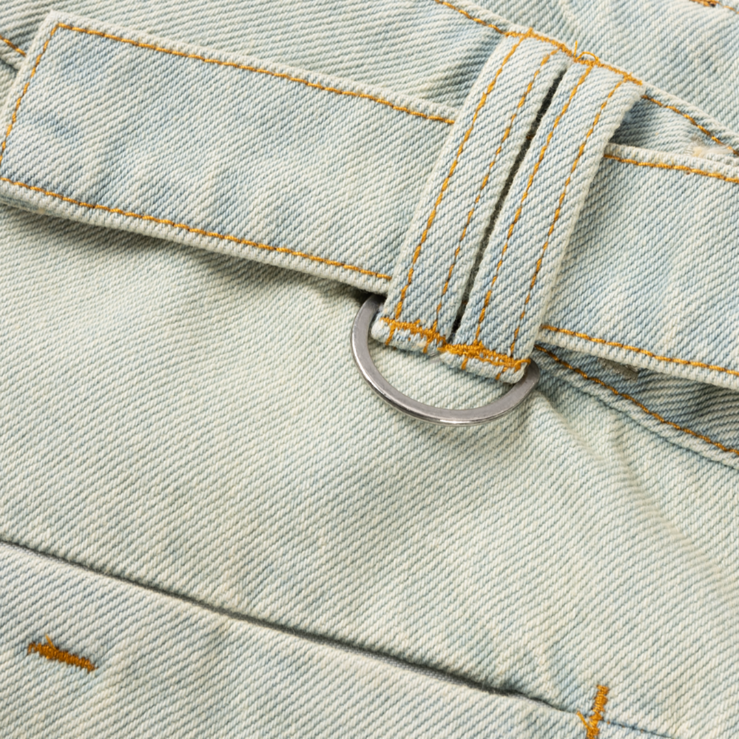 Tech Denim Shorts, Sandblasted Desert