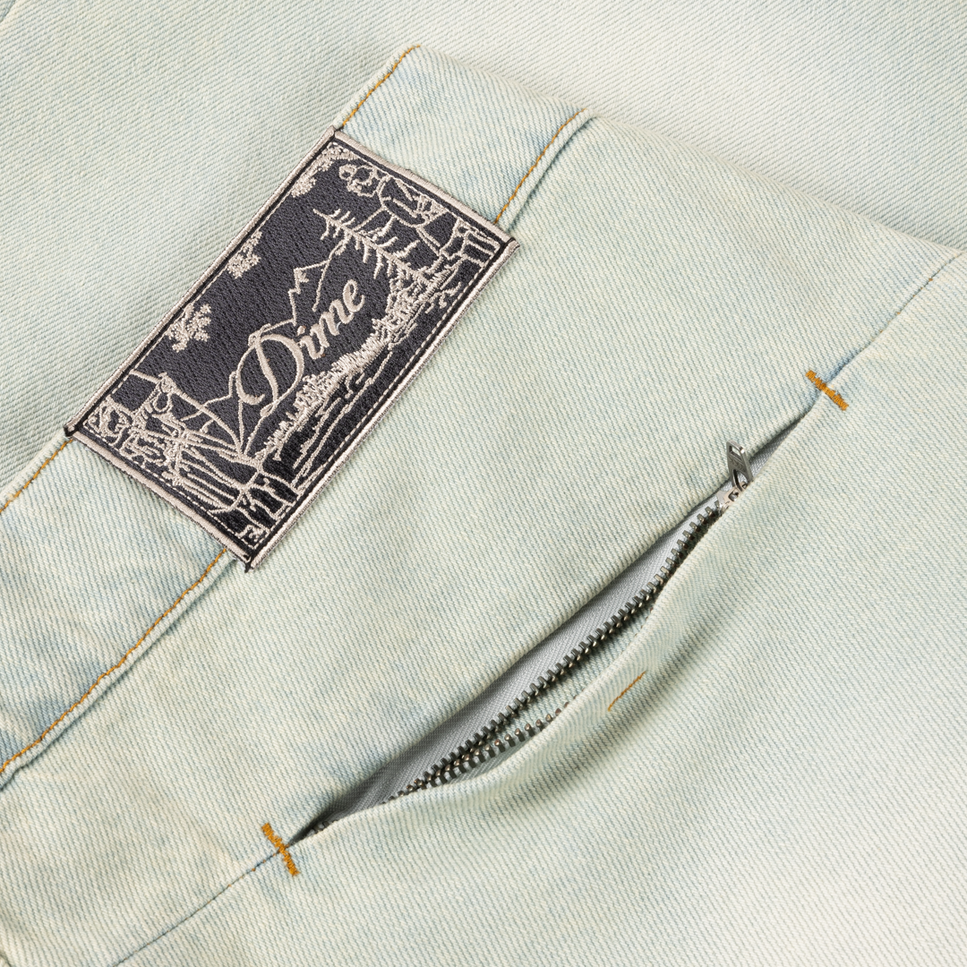 Tech Denim Shorts, Sandblasted Desert