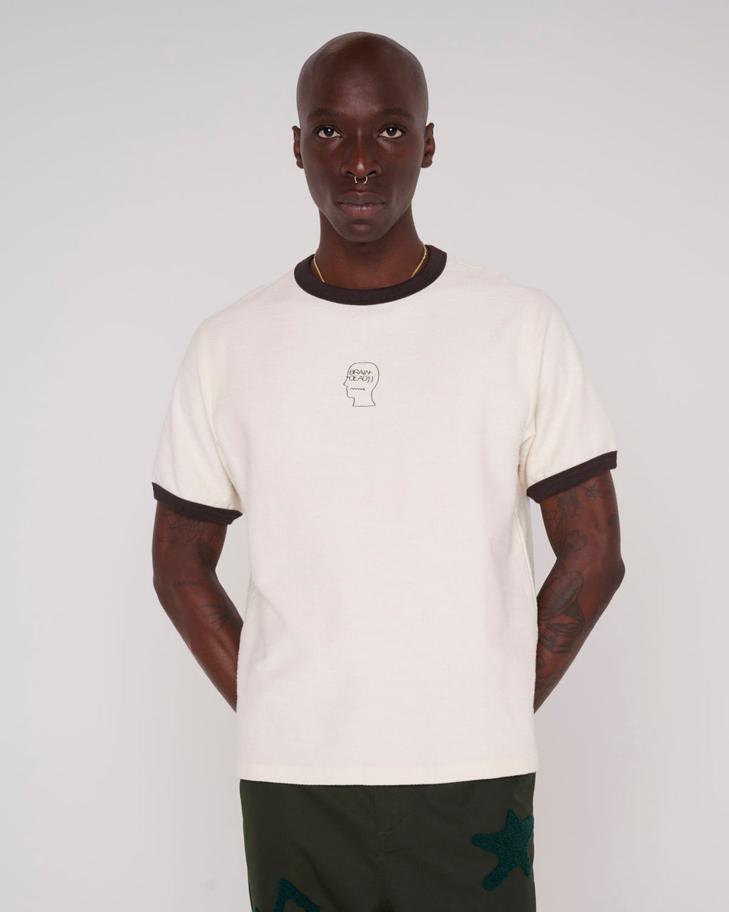 Slubby Ringer Tee, Natural