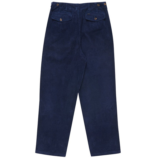 Stan Ray Pleated Pant, Navy Cord