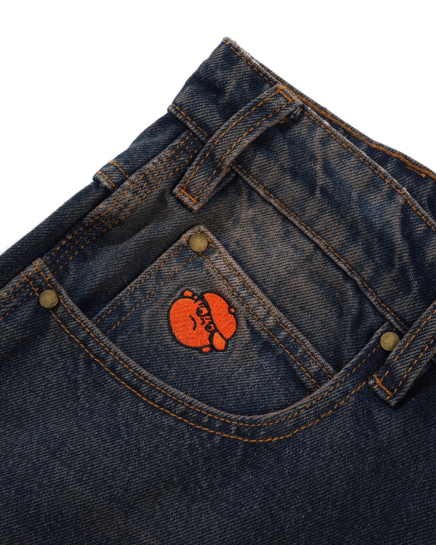 Santosuosso Denim Jeans, Dark Navy Tint