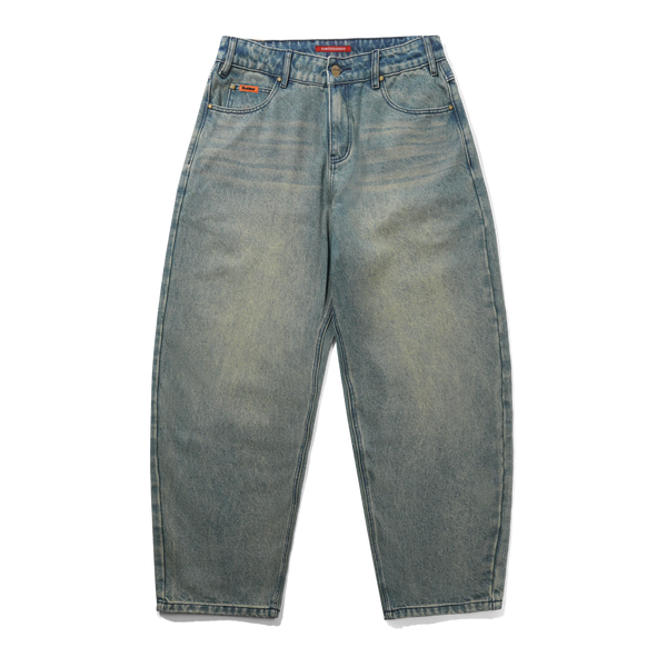 Butter Goods Santosuosso Denim Jeans, Distressed Mid Blue