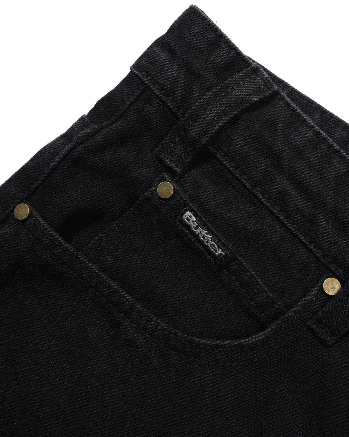 Santosuosso Denim Jeans, Flat Black