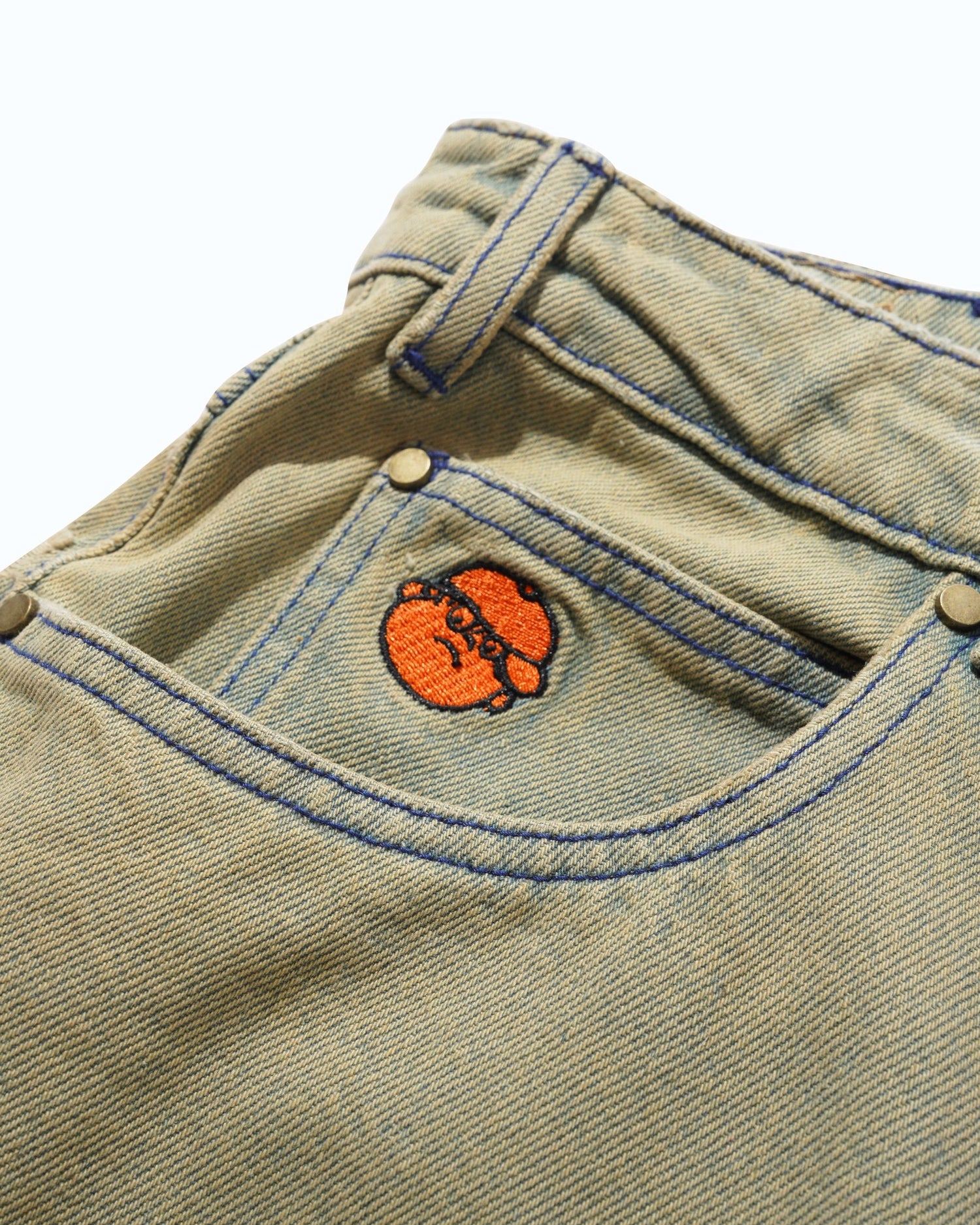 Santosuosso Denim Jeans, Sunfade Blue