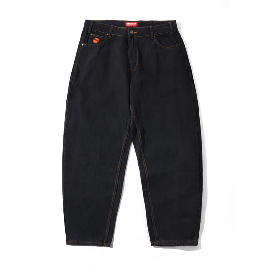 Santosuosso Denim Jeans, Washed Black