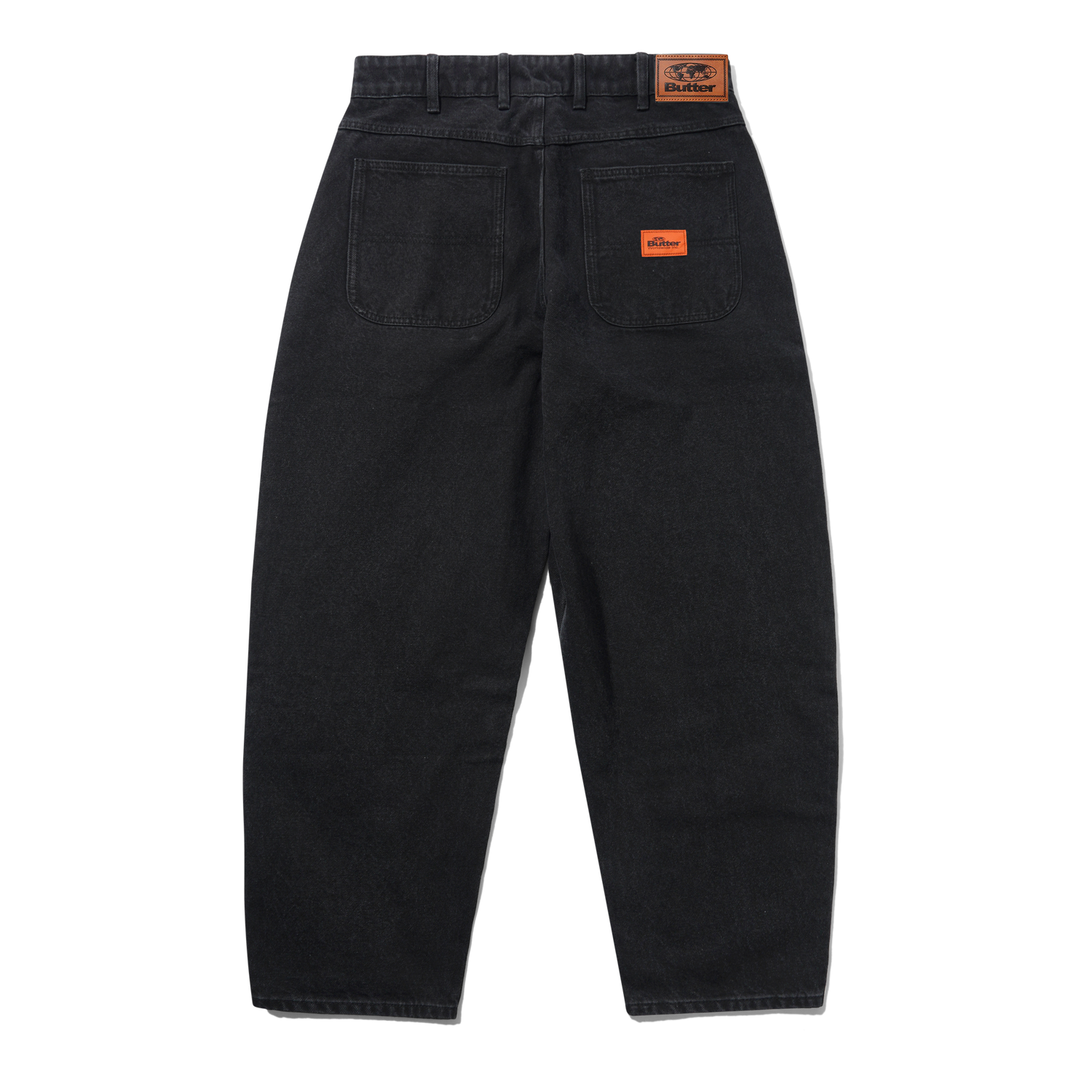 Santosuosso Denim Jeans, Washed Black