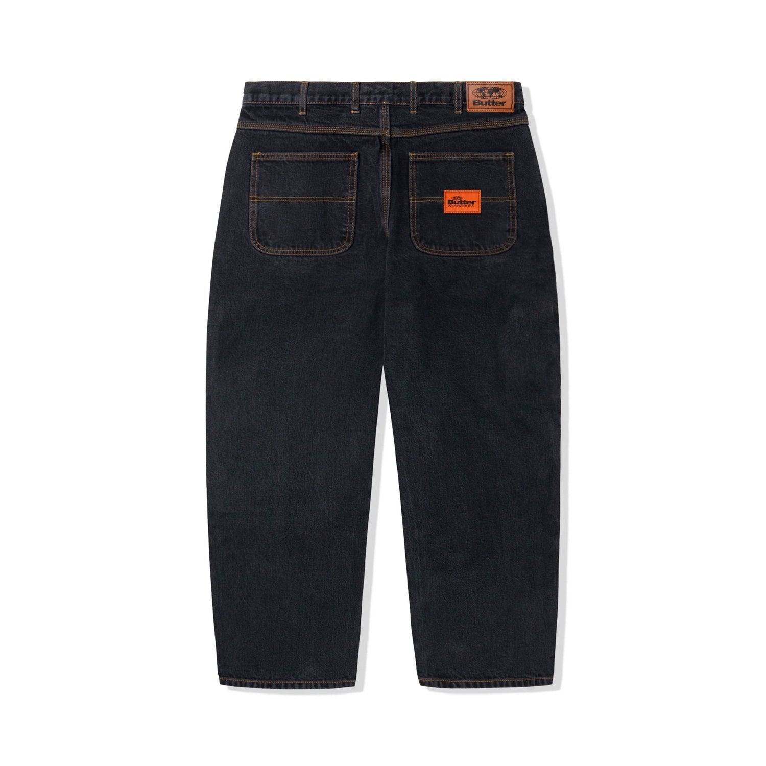 Santosuosso Denim Jeans, Washed Black