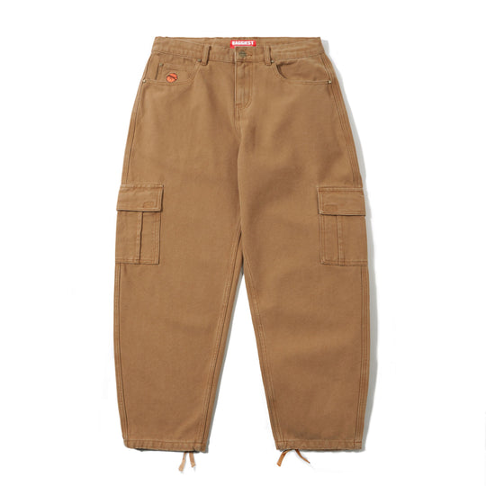 Santosuosso Duck Canvas Denim Jeans, Brown