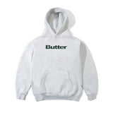 Satin Applique Pullover Hood, Ash