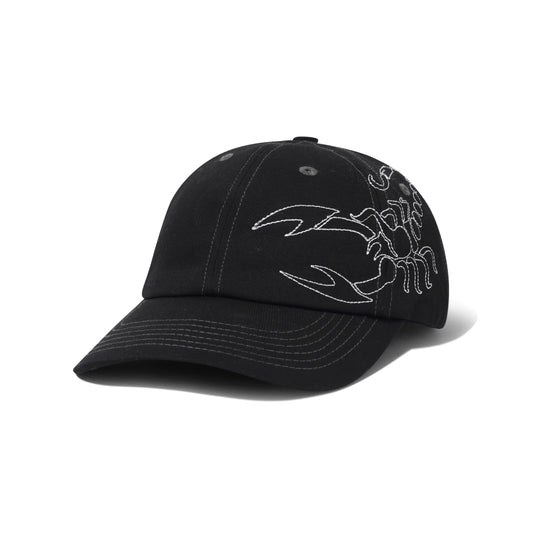 Scorpion 6 Panel Cap, Black