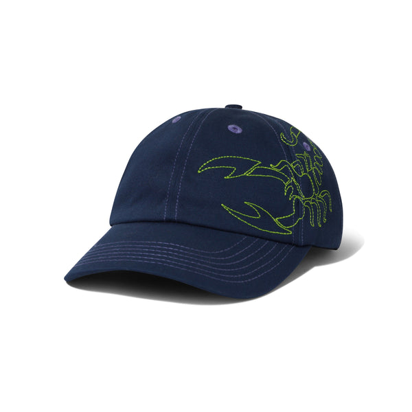 Butter Goods Scorpion 6 Panel Cap, Navy