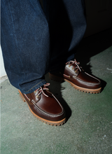 Authentics 3-Eye Classic Boat Shoe, Medium Brown Nubuck