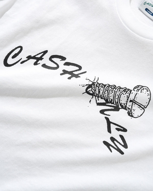 Cash Only Screw Logo Tee, White