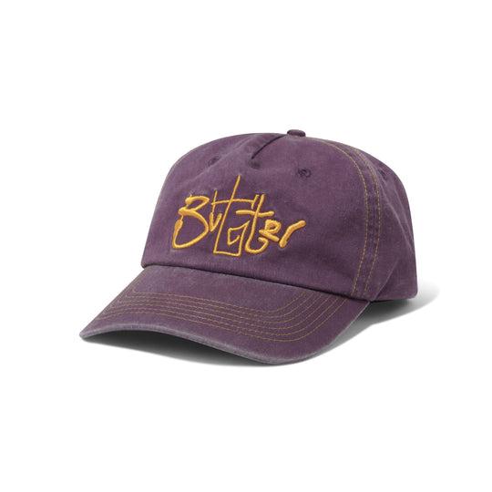 Scribble 5 Panel Cap, Washed Mauve