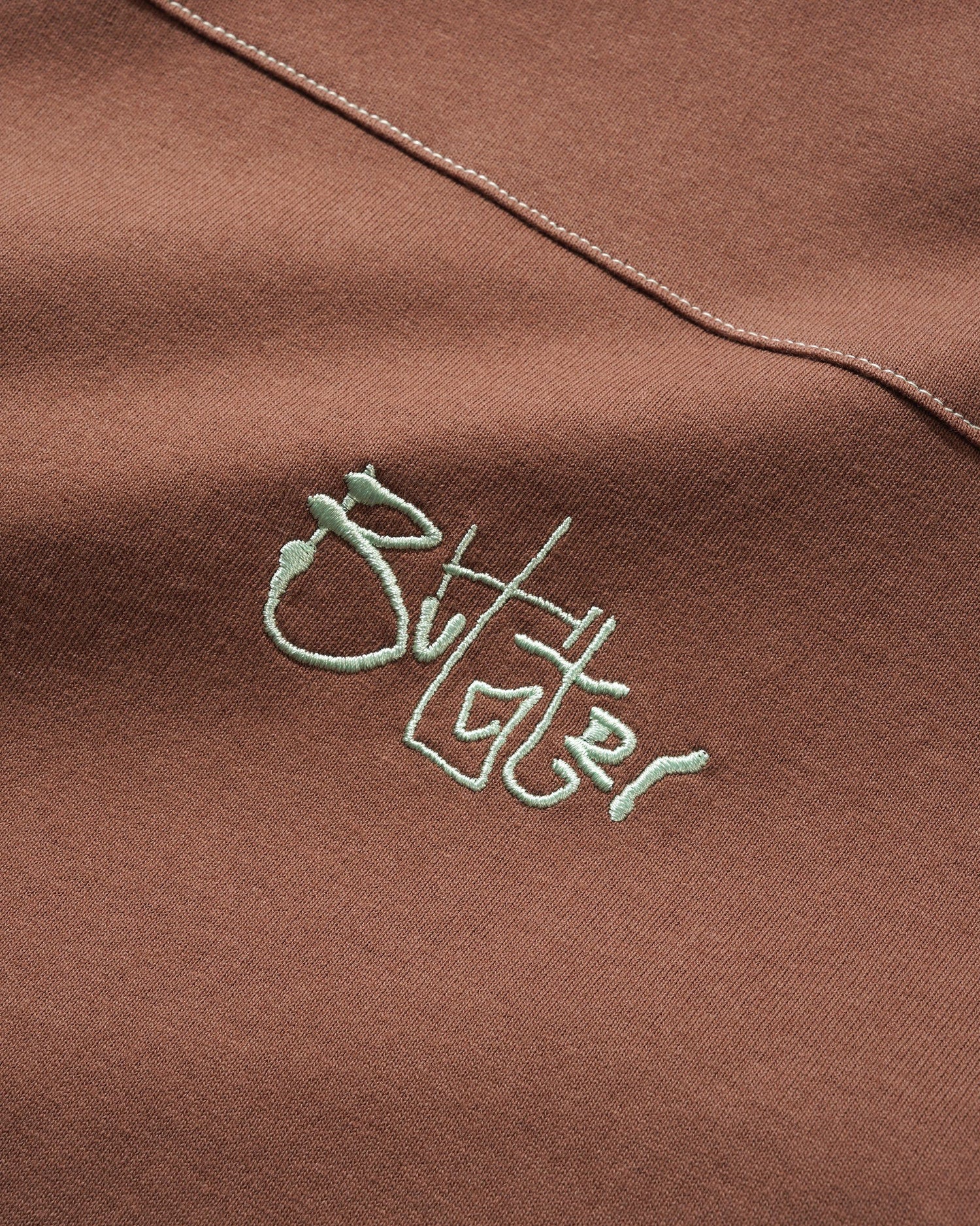Scribble Football Tee, Ice / Brown