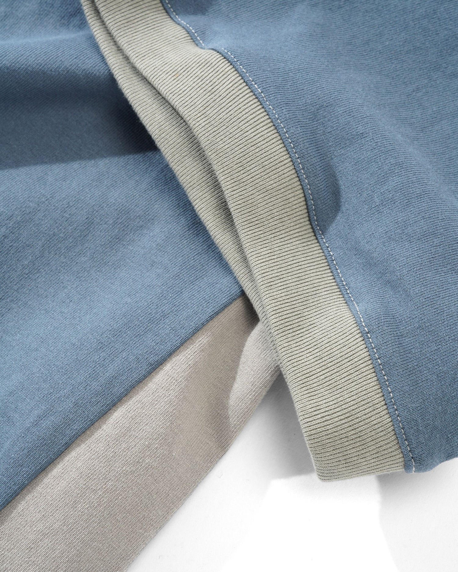 Scribble Football Tee, Steel Blue / Grey