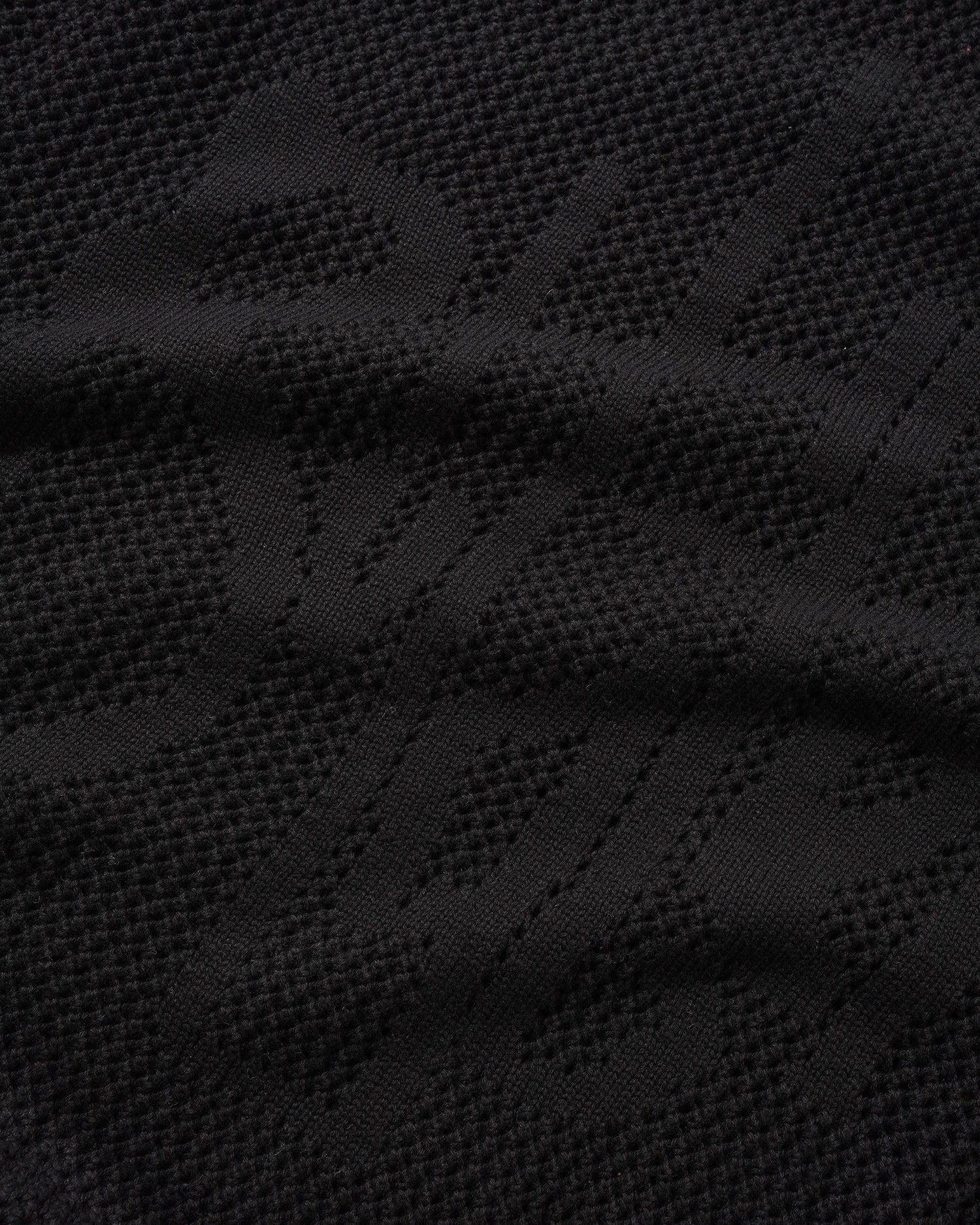 Scribble Knit Sweater, Black