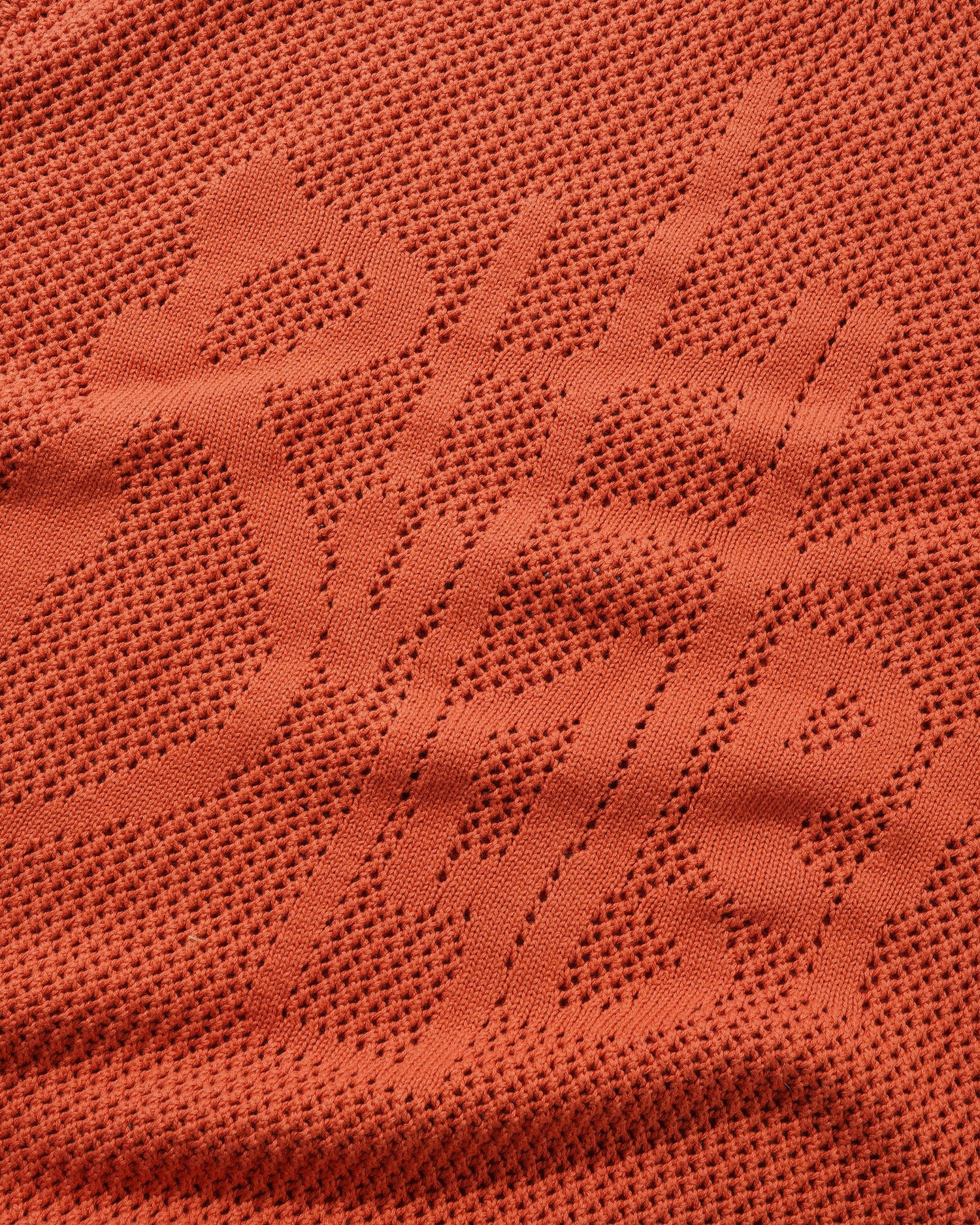 Scribble Knit Sweater, Burnt Orange