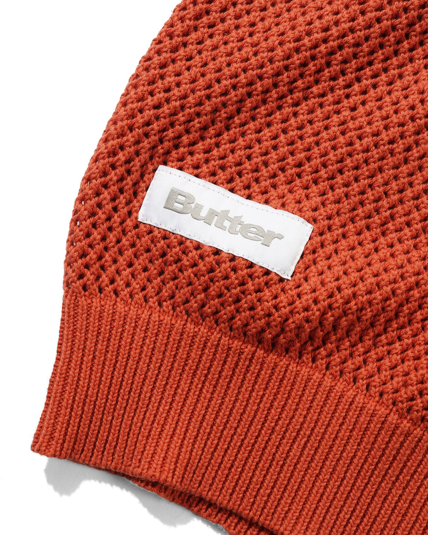 Scribble Knit Sweater, Burnt Orange