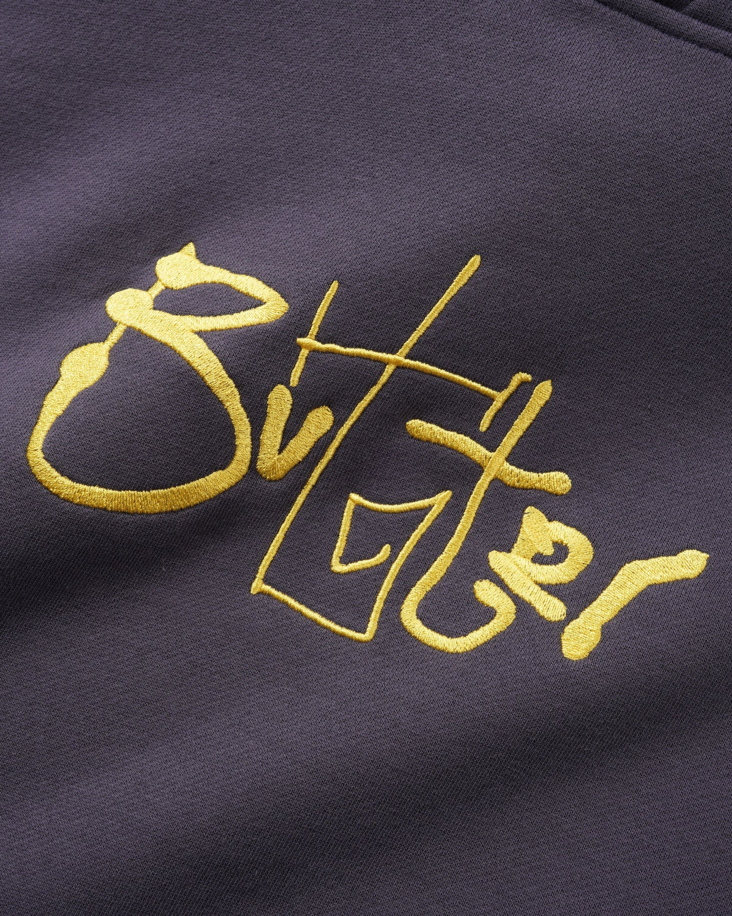 Scribble Pullover Hood, Lead Blue