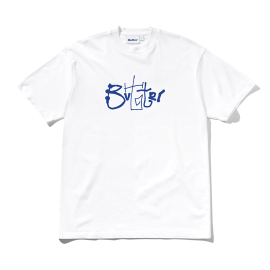 Scribble Tee, White