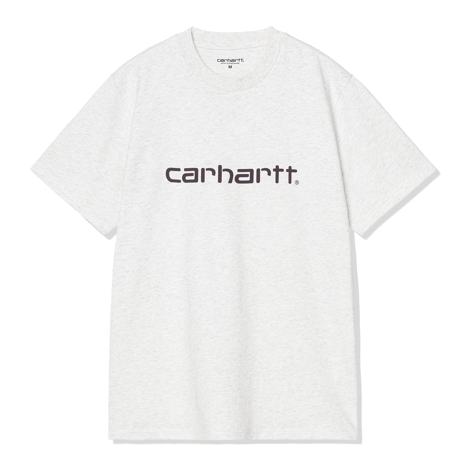 Script Tee, Ash Heather / Cozy Purple