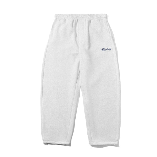 Cash Only Script Fleece Sweatpants, Ash