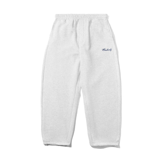 Script Fleece Sweatpants, Ash