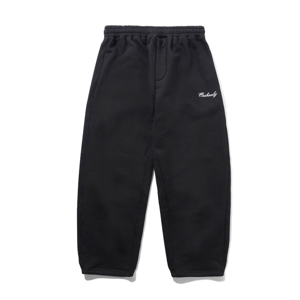 Cash Only Script Fleece Sweatpants, Black