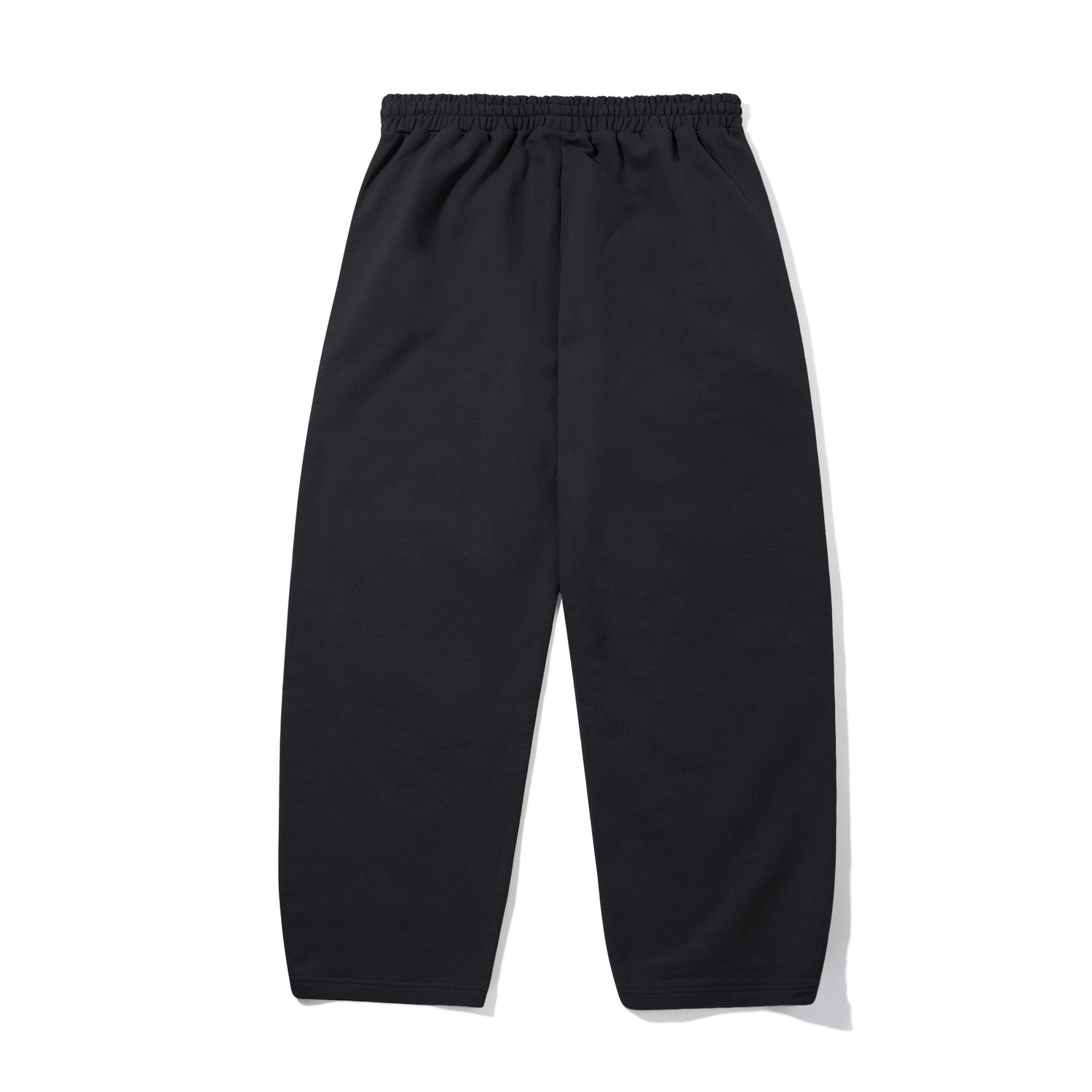 Script Fleece Sweatpants, Black