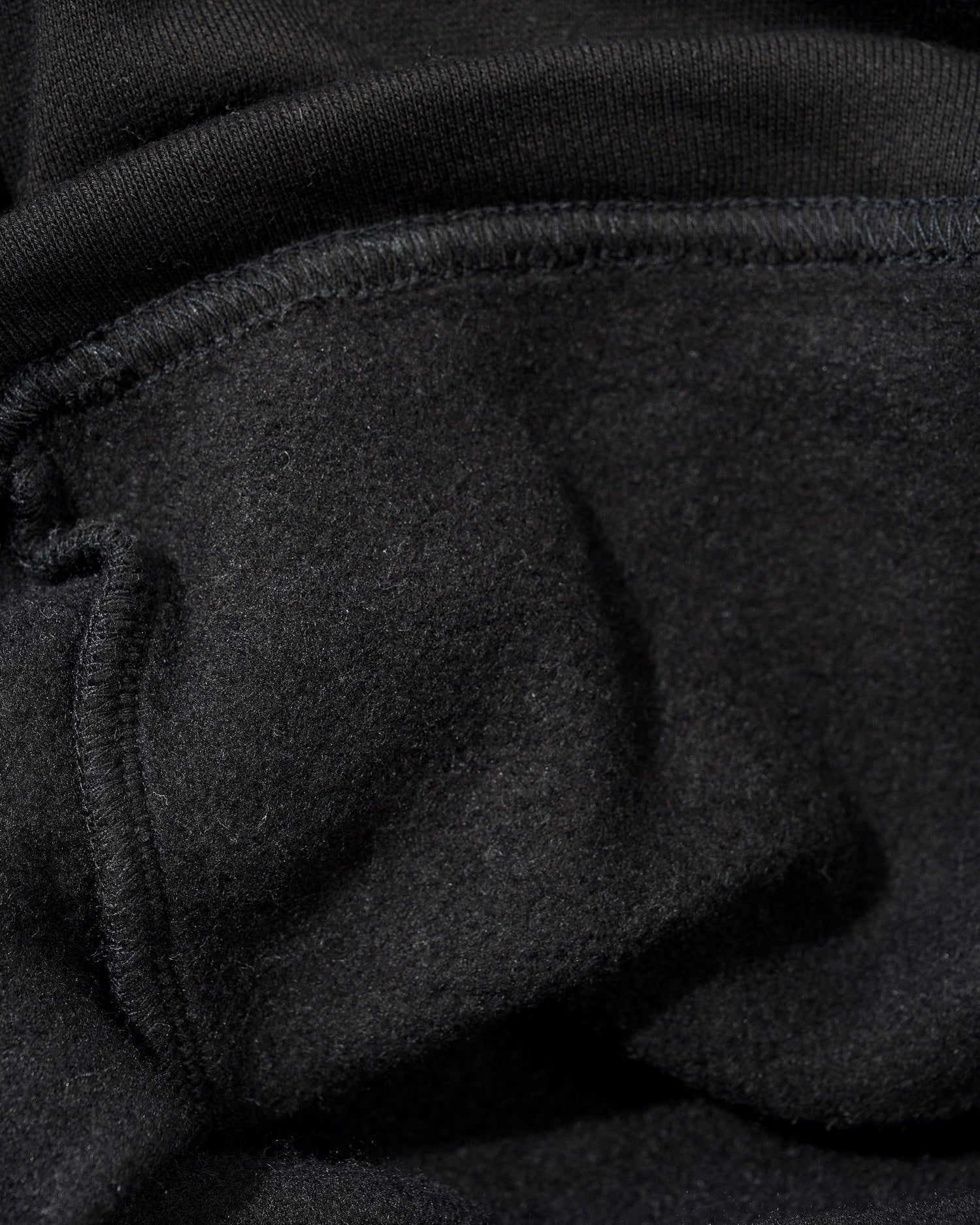 Script Fleece Sweatpants, Black