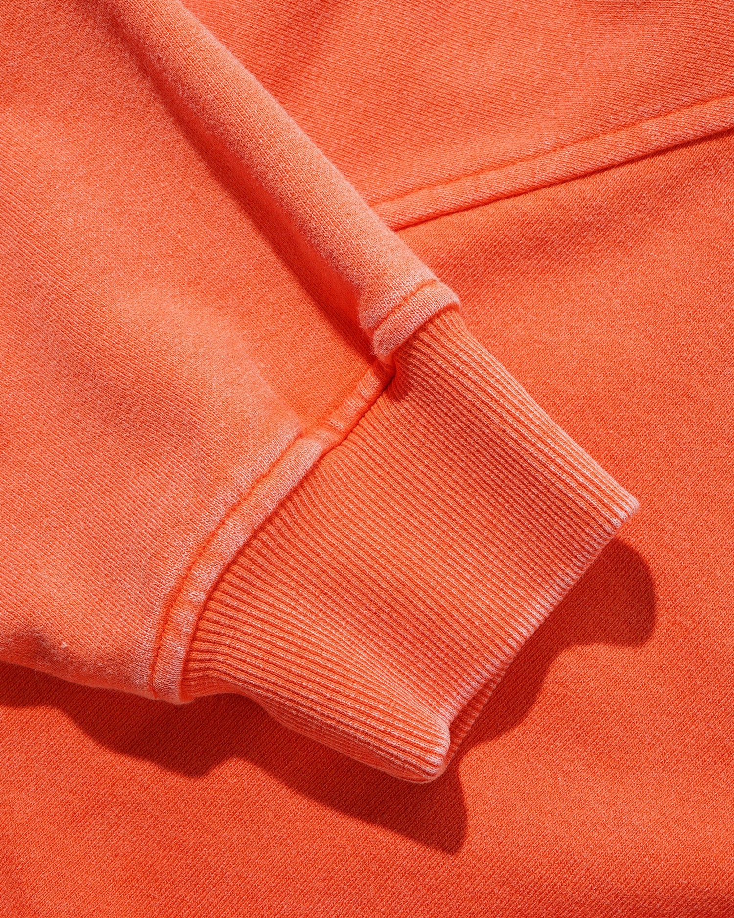Scrubbed Crewneck, Tangerine