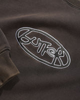Abseil Crewneck, Washed Black