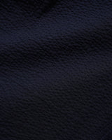 Seersucker Pleated Shorts, Overdyed Navy